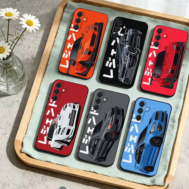 Phone Cases Tokyo - เคสโทรศัพท์มือถือลายรถสปอร์ต JDM Tokyo Drift สำหรับ Samsung