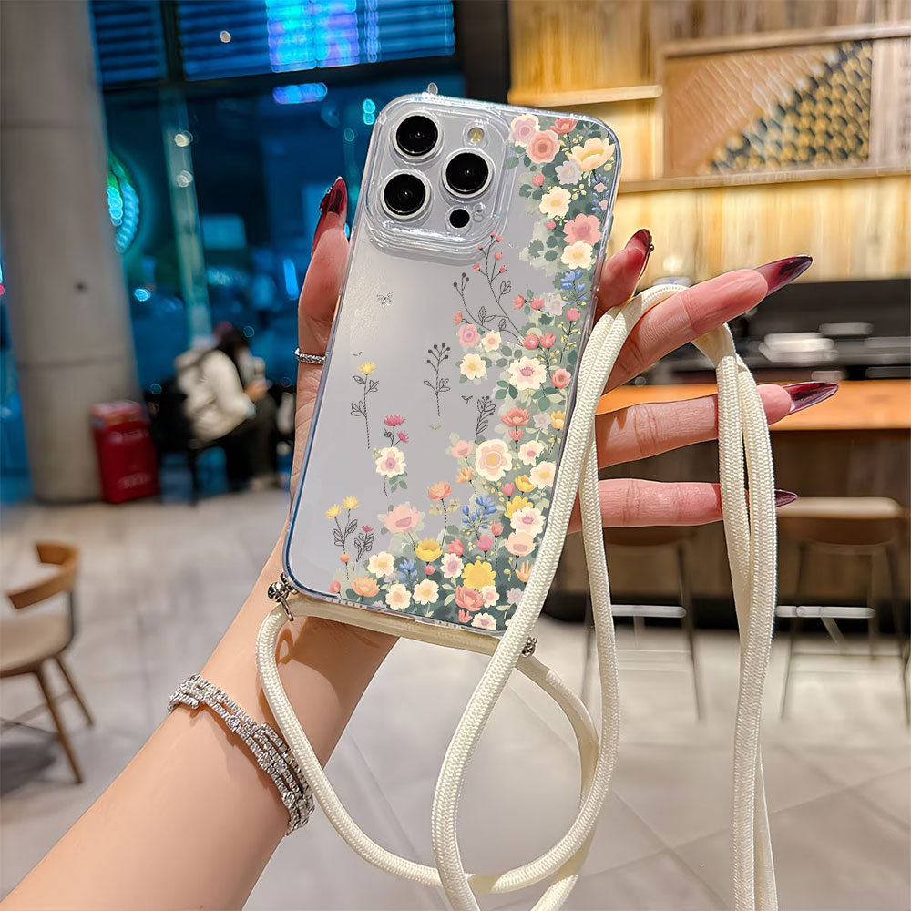 Phone Cases With Loop - เคสโทรศัพท์แบบสายคล้องคอสำหรับ iPhone 17 16 15 14