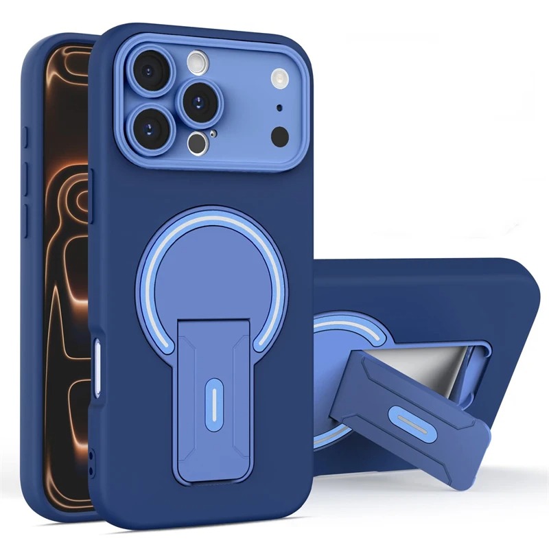 Apple Iphone 15 - เคสแม่เหล็กแบบพับได้หรูหราสำหรับ Magsafe 2IN1 สำหรับ iPhone 17
