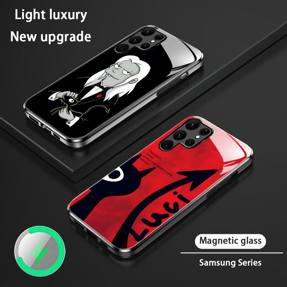 Phone Cases Magnetic - เคสโทรศัพท์ลายอนิเมะ Luci disenchantment สำหรับ Samsung S26