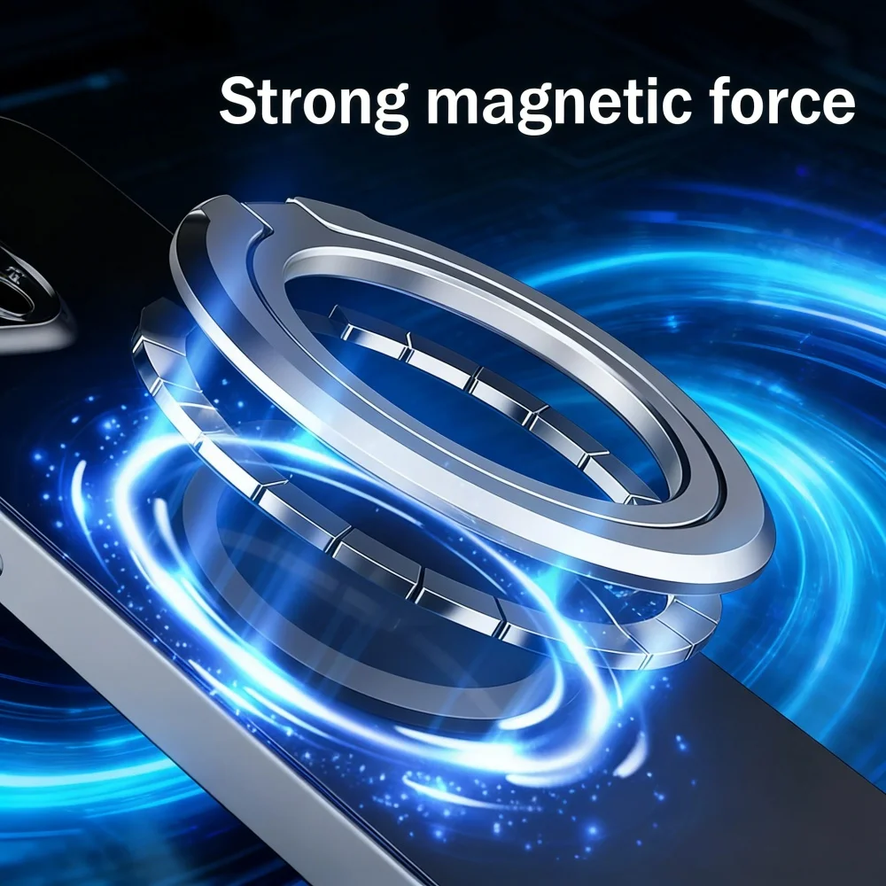 Ring Stand Case - ขาตั้งแม่เหล็กปรับระดับได้ พร้อมที่จับนิ้วสำหรับโทรศัพท์ อุปกรณ์เสริม แหวนแม่เหล็ก ขาตั้งรองรับสำหรับเคสโทรศัพท์มือถือ iPhone