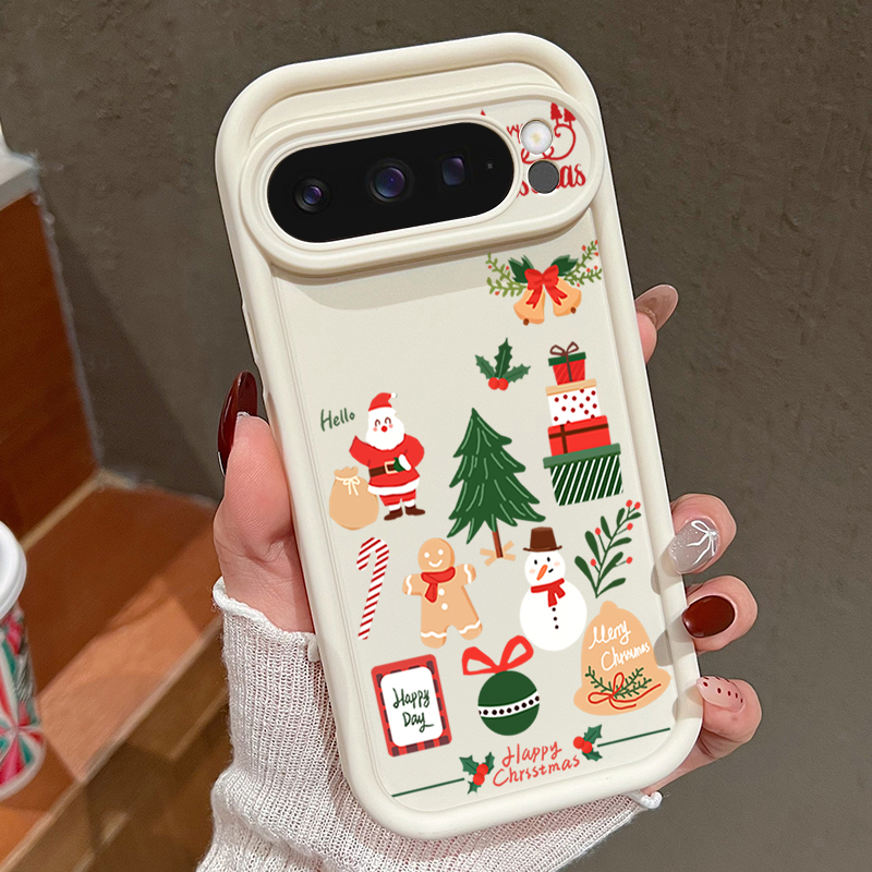 Phone Cases Google Pixel 9 - เคสโทรศัพท์ลายคริสต์มาสสุดน่ารัก ผลิตจาก TPU นิ่ม สำหรับ Google