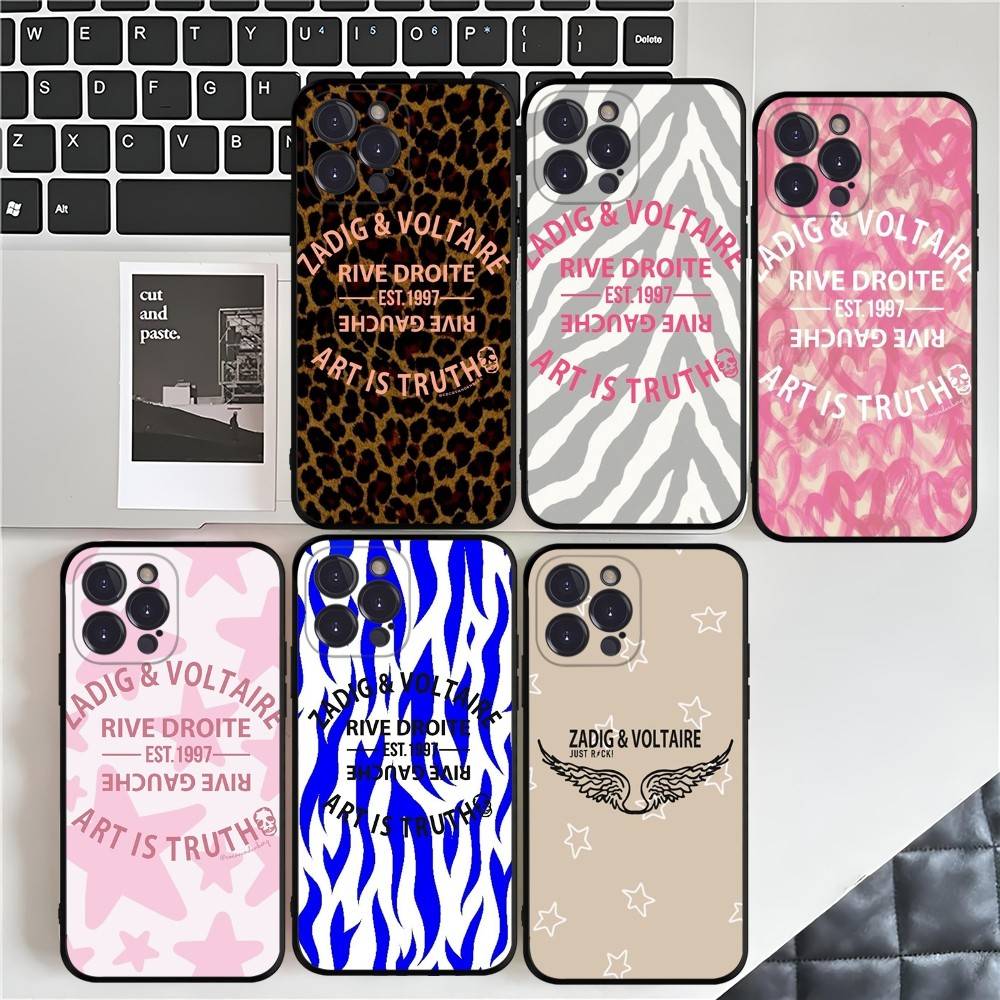 Phone Cases Louis Vuitton - เคสโทรศัพท์แฟชั่นแบรนด์ Z-Zadig V-Voltaire สำหรับ iPhone 17