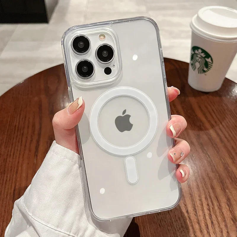 Phone Cases Magnetic - เคสโทรศัพท์แบบชาร์จไร้สาย สำหรับ iPhone 17 16 15