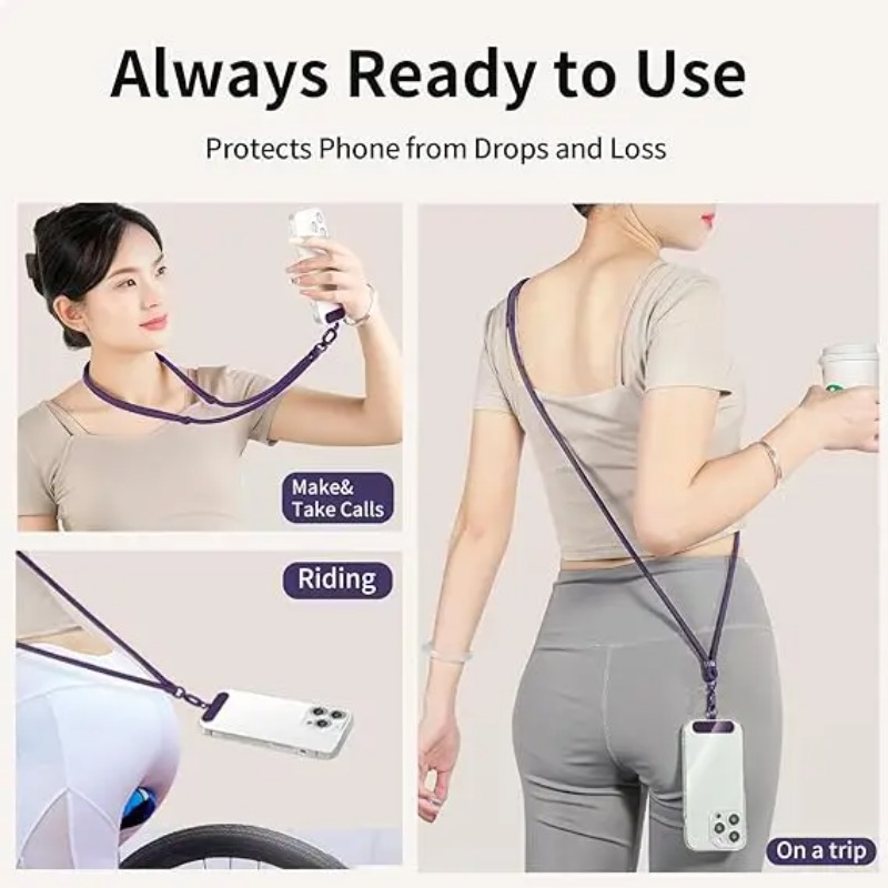 สายคล้องโทรศัพท์แบบปรับได้อเนก - Phone Cases With Loop บทวิจารณ์และราคา