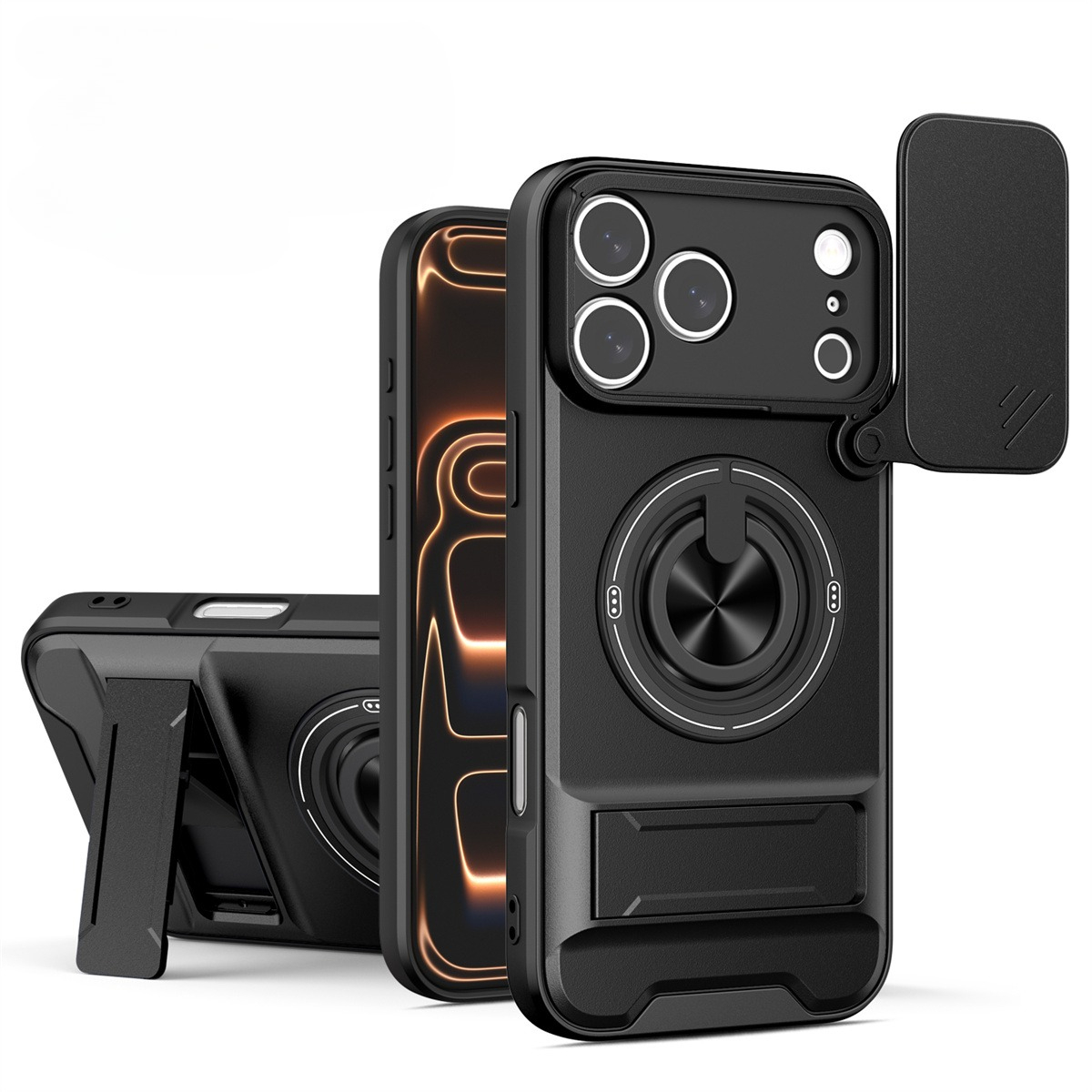 เคสโทรศัพท์แม่เหล็กสำหรับ iPho - Ring Stand Case บทวิจารณ์และราคา