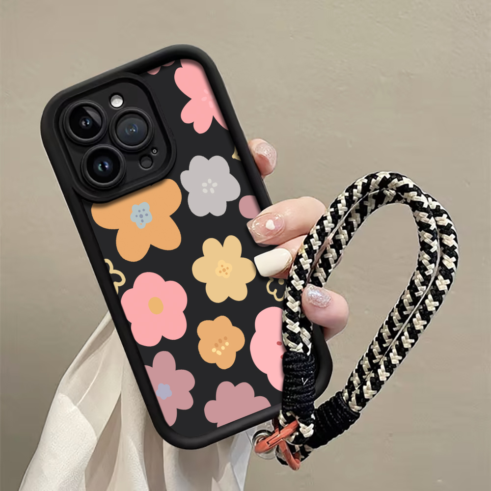 เคสโทรศัพท์สายคล้องลายดอกไม้มา - Phone Cases With Loop บทวิจารณ์และราคา