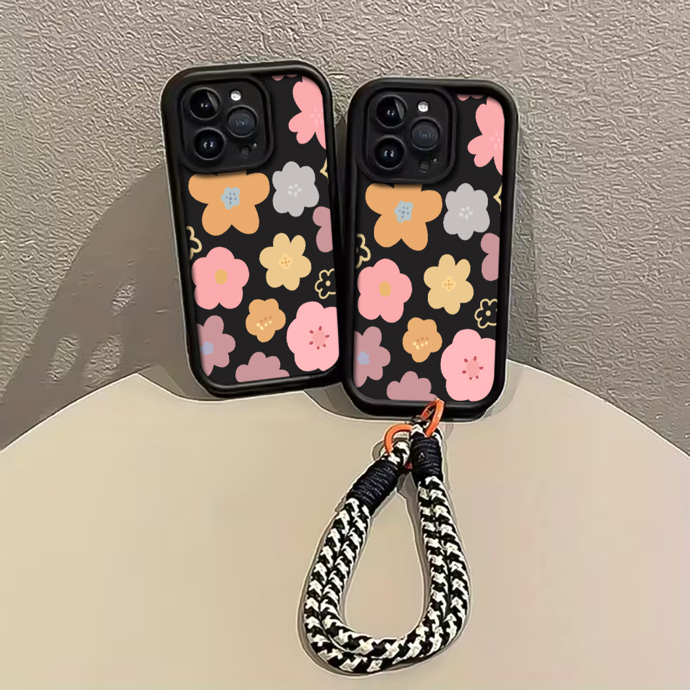 เคสโทรศัพท์สายคล้องลายดอกไม้มา - Phone Cases With Loop บทวิจารณ์และราคา