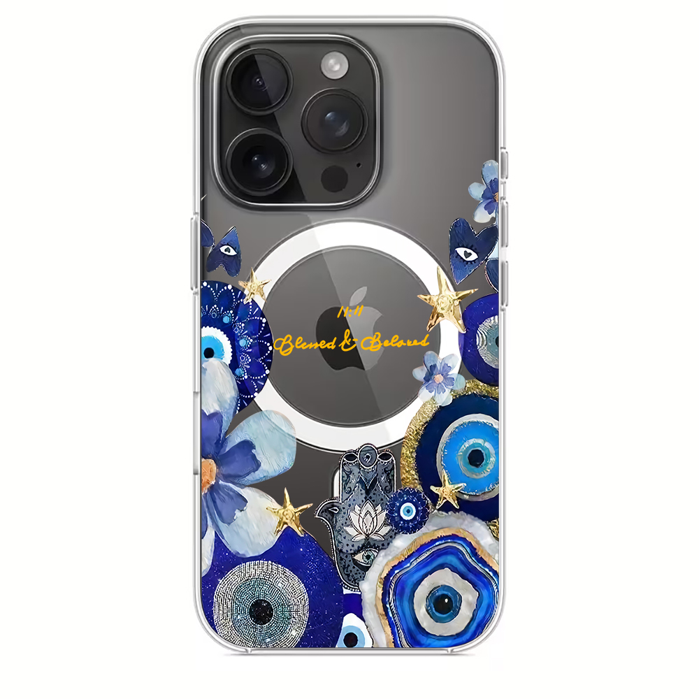 เคสโทรศัพท์ลายตาปีศาจสีน้ำเงิน - Phone Cases Magnetic บทวิจารณ์และราคา