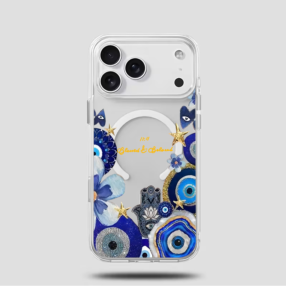 เคสโทรศัพท์ลายตาปีศาจสีน้ำเงิน - Phone Cases Magnetic บทวิจารณ์และราคา