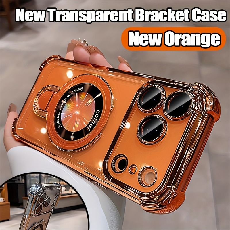 เคสโทรศัพท์หรูหราแบบใสเคลือบเง - Ring Stand Case บทวิจารณ์และราคา