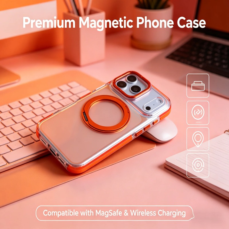เคสโทรศัพท์แม่เหล็กไลเซอร์ไล่เ - Ring Stand Case บทวิจารณ์และราคา