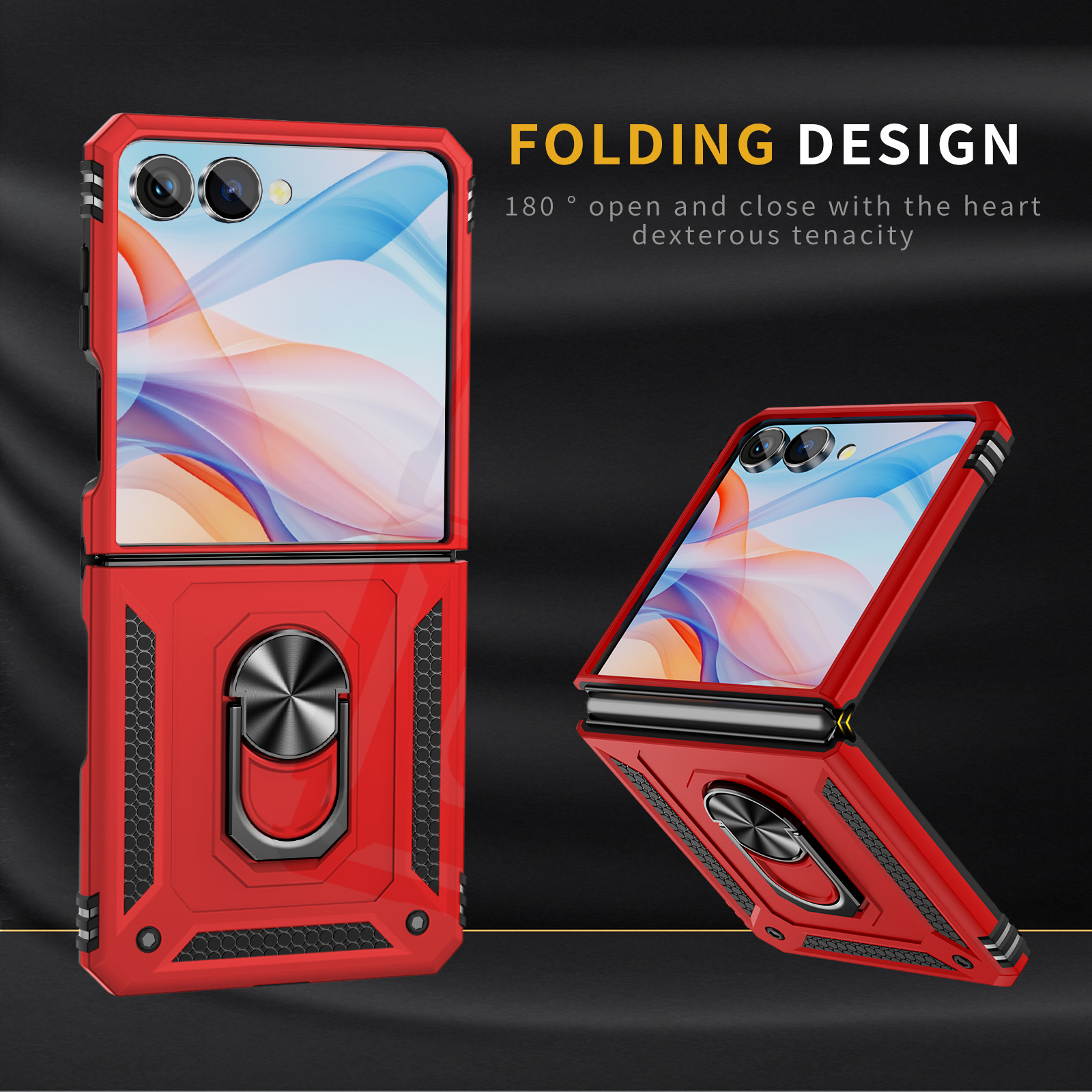 เคสโทรศัพท์กันกระแทกเกรดทหารสำ - Ring Stand Case บทวิจารณ์และราคา