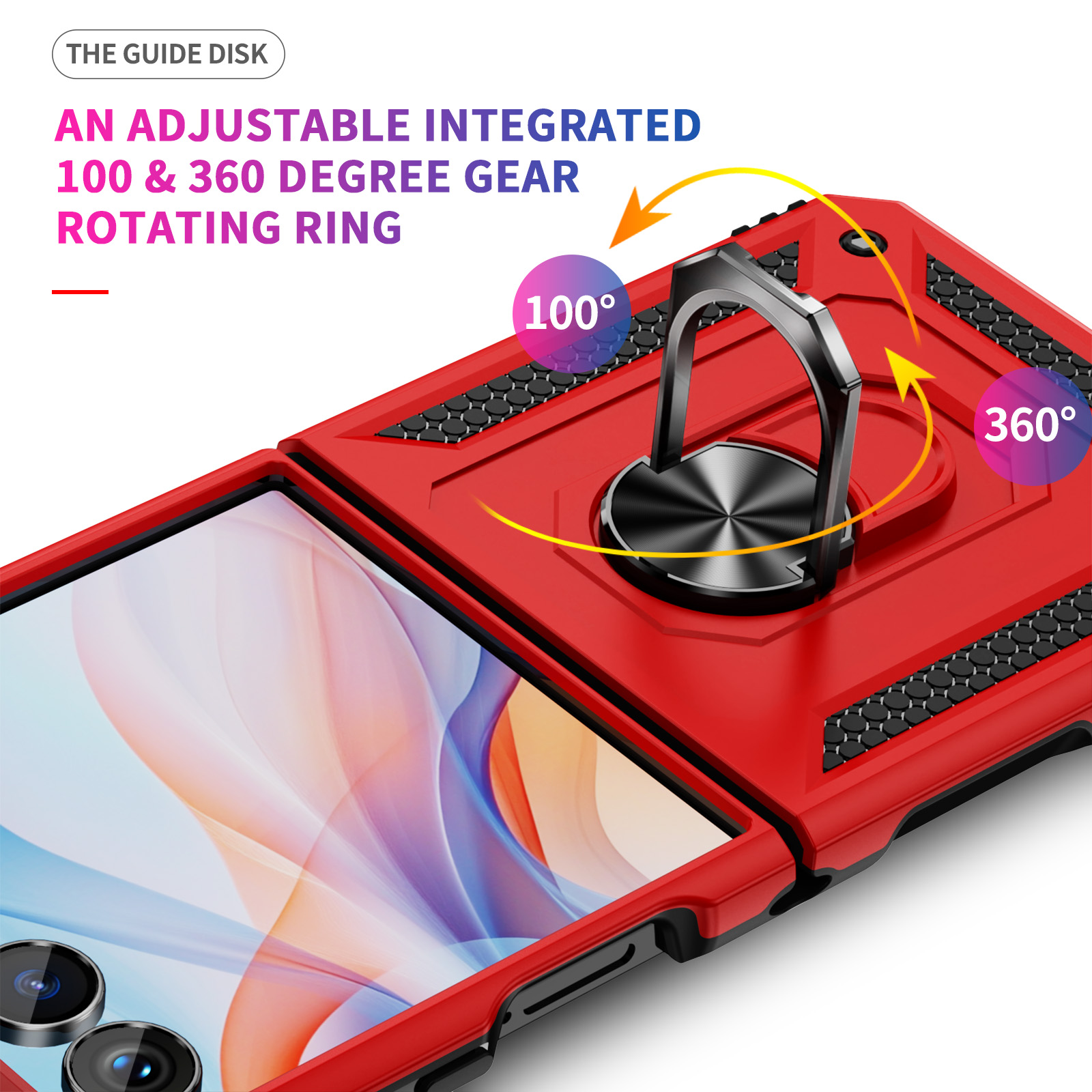 เคสโทรศัพท์กันกระแทกเกรดทหารสำ - Ring Stand Case บทวิจารณ์และราคา