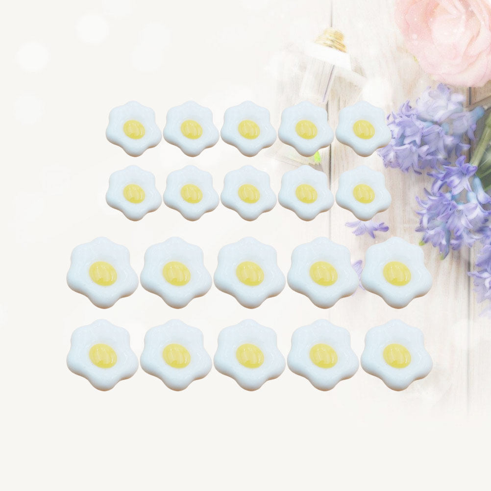 20 ชิ้น จี้เรซิ่นรูปไข่ตุ๋นคุณ - Phone Cases With Charms บทวิจารณ์และราคา