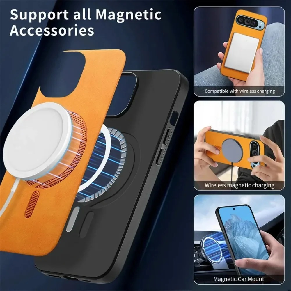 พรีเมี่ยมหนังนิ่มที่เหมาะกับผิ - Phone Cases Google Pixel 9 บทวิจารณ์และราคา