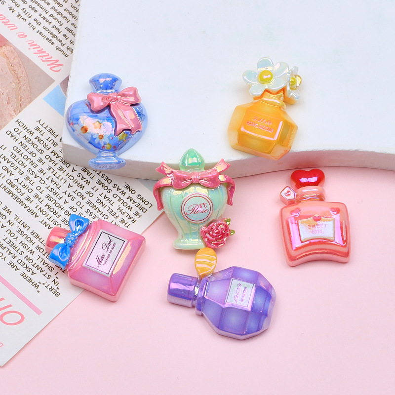 10 ชิ้น จี้ขวดน้ำหอมรูปโบว์เคล - Phone Cases With Charms บทวิจารณ์และราคา