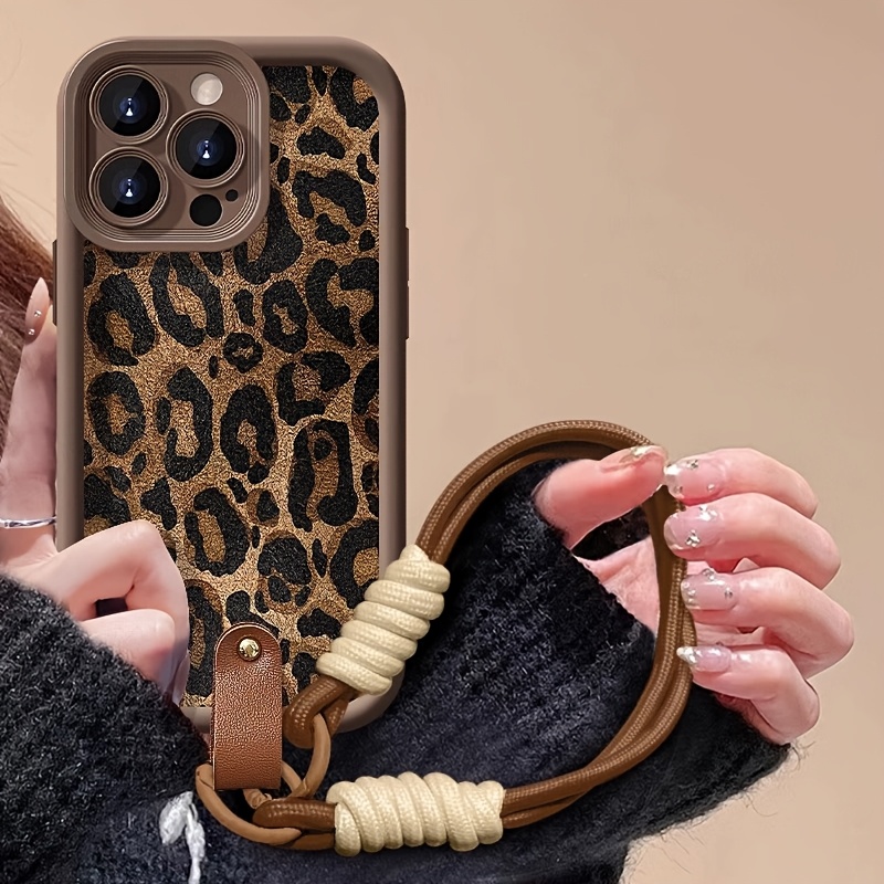 เคสโทรศัพท์ลายเสือดาวพร้อมสายค - Phone Cases With Loop บทวิจารณ์และราคา