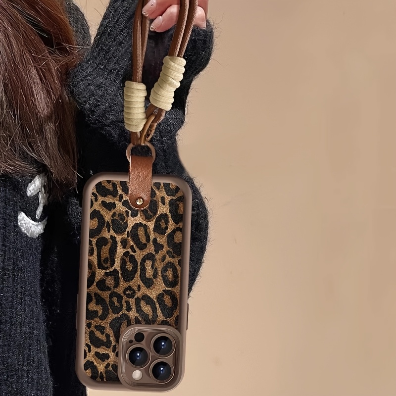 เคสโทรศัพท์ลายเสือดาวพร้อมสายค - Phone Cases With Loop บทวิจารณ์และราคา