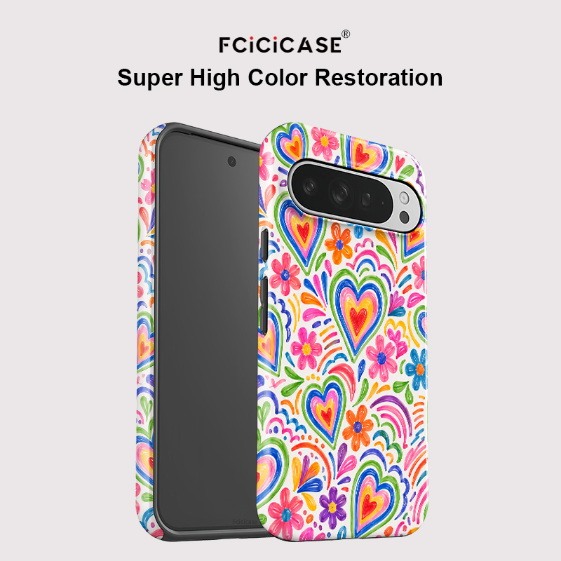เคสโทรศัพท์ Fcicicase ลายหัวใจ - Phone Cases Google Pixel 9 บทวิจารณ์และราคา