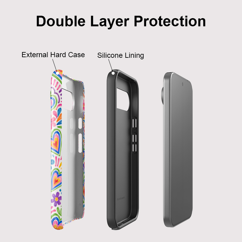 เคสโทรศัพท์ Fcicicase ลายหัวใจ - Phone Cases Google Pixel 9 บทวิจารณ์และราคา