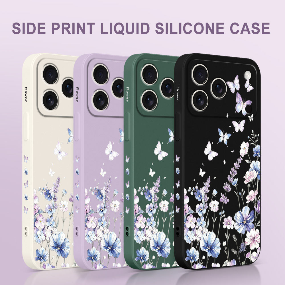 เคสโทรศัพท์ลายลิลลี่บัตเตอร์ฟล - Silicone Liquid Case บทวิจารณ์และราคา