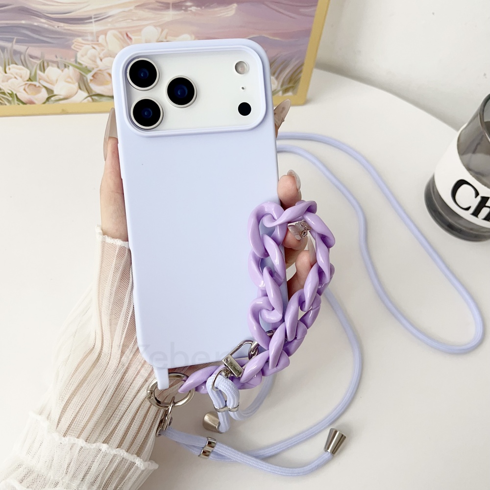 Crossbody Lanyardสร้อยข้อมืออะ - Silicone Liquid Case บทวิจารณ์และราคา
