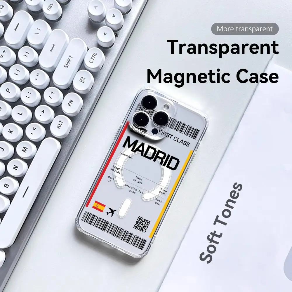 เคสโทรศัพท์ลายตั๋วเครื่องบินท่ - Phone Cases Magnetic บทวิจารณ์และราคา