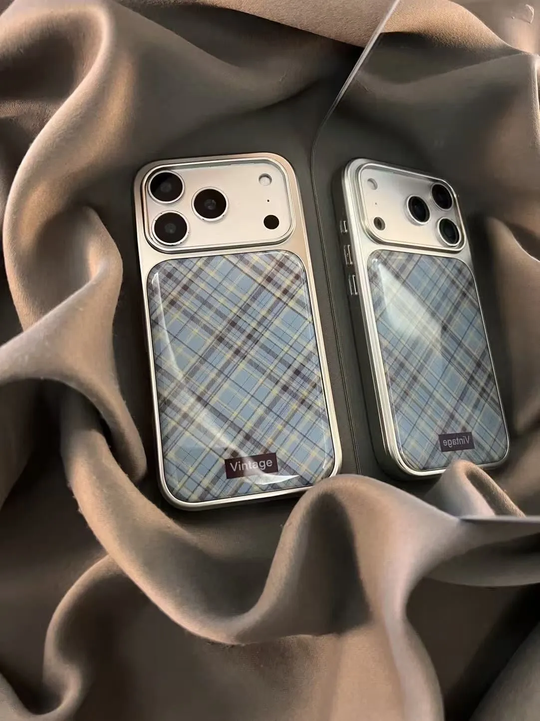 เคสโทรศัพท์ลายตารางสีน้ำเงินน้ - Phone Cases Japanese บทวิจารณ์และราคา