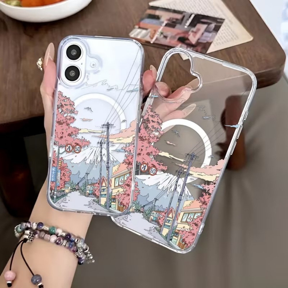 เคสโทรศัพท์ใสลายวิวทิวทัศน์ญี่ - Phone Cases Japanese บทวิจารณ์และราคา