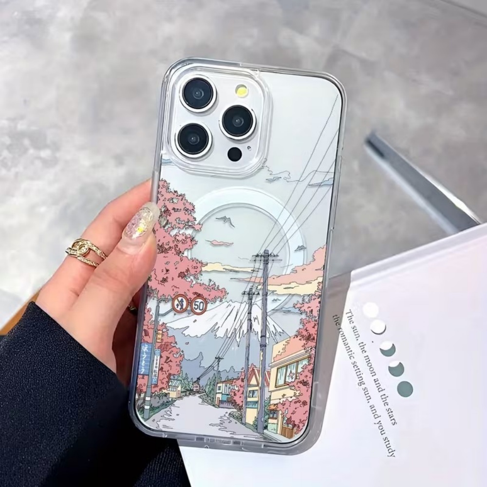 เคสโทรศัพท์ใสลายวิวทิวทัศน์ญี่ - Phone Cases Japanese บทวิจารณ์และราคา