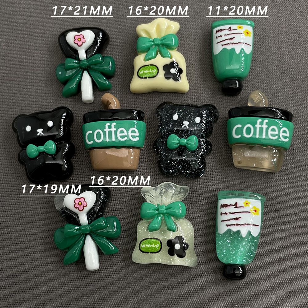 จี้รูปหมีการ์ตูนเรซิน 10 ชิ้น  - Phone Cases With Charms บทวิจารณ์และราคา