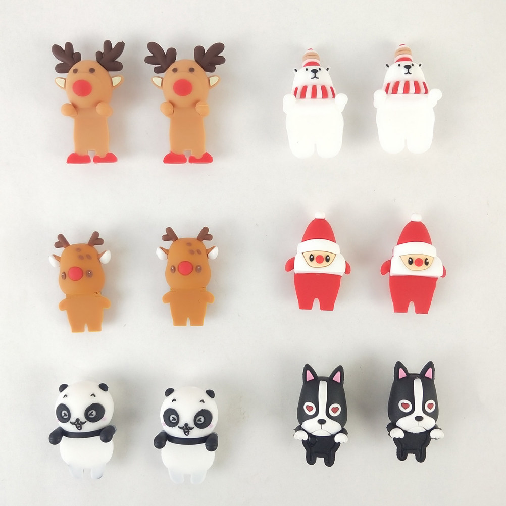 1 ชิ้น จี้กวางเรนเดียร์ซิลิโคน - Phone Cases With Charms บทวิจารณ์และราคา