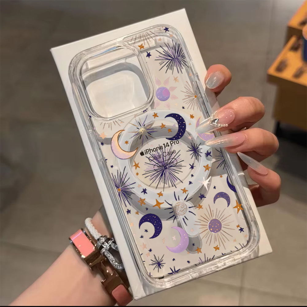 โรแมนติกซัน มูน สตาร์สเคสโทรศั - Phone Cases Magnetic บทวิจารณ์และราคา