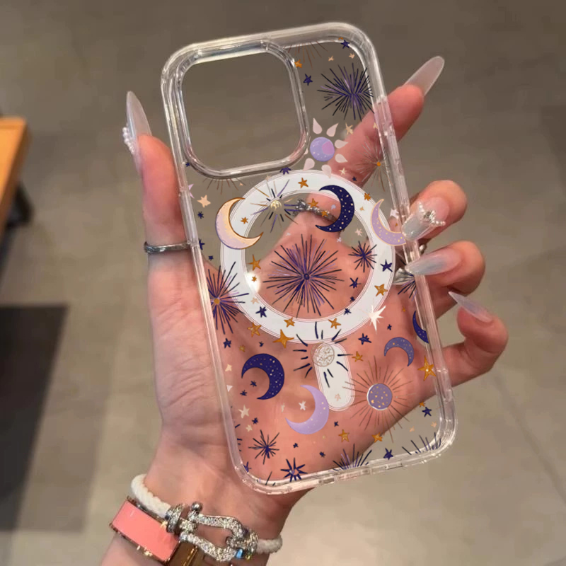 โรแมนติกซัน มูน สตาร์สเคสโทรศั - Phone Cases Magnetic บทวิจารณ์และราคา