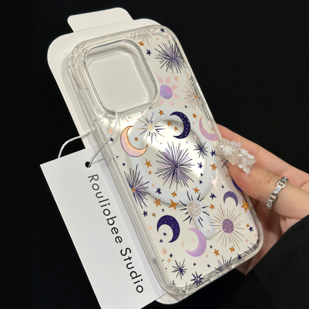 โรแมนติกซัน มูน สตาร์สเคสโทรศั - Phone Cases Magnetic บทวิจารณ์และราคา
