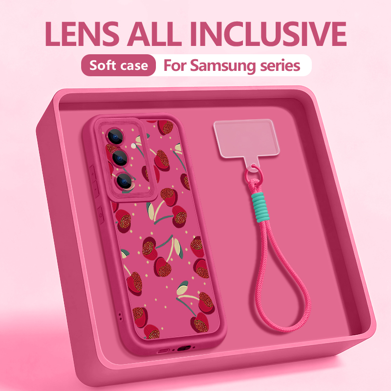 เคสโทรศัพท์ลายเชอร์รี่เล็กพร้อ - Phone Cases With Loop บทวิจารณ์และราคา