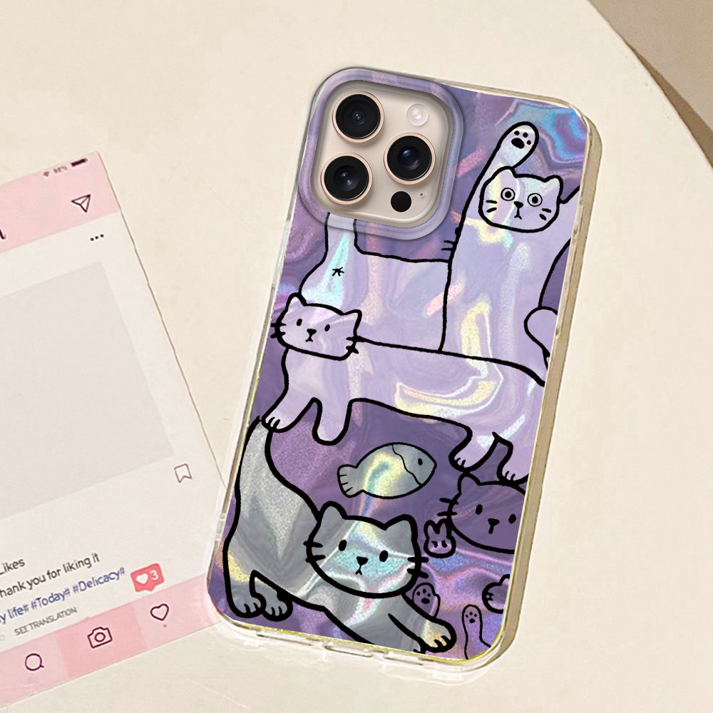 สีม่วงสายแมวปลาน้ําเคสโทรศัพท์ - Phone Cases Xr Iphone บทวิจารณ์และราคา