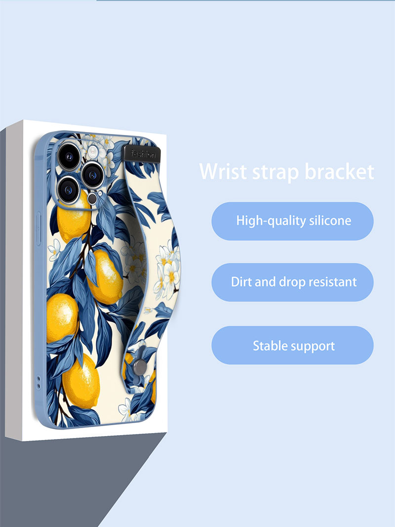 เคสโทรศัพท์ลายผลไม้เลมอนดอกไม้ - Phone Cases With Loop บทวิจารณ์และราคา