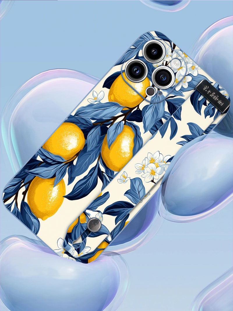 เคสโทรศัพท์ลายผลไม้เลมอนดอกไม้ - Phone Cases With Loop บทวิจารณ์และราคา